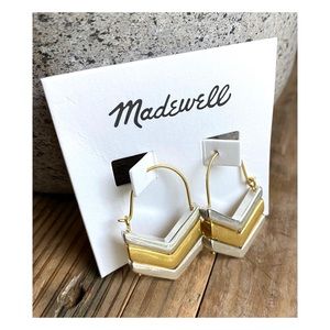 Madewell • Arrowstack Earrings • Gold + Silver